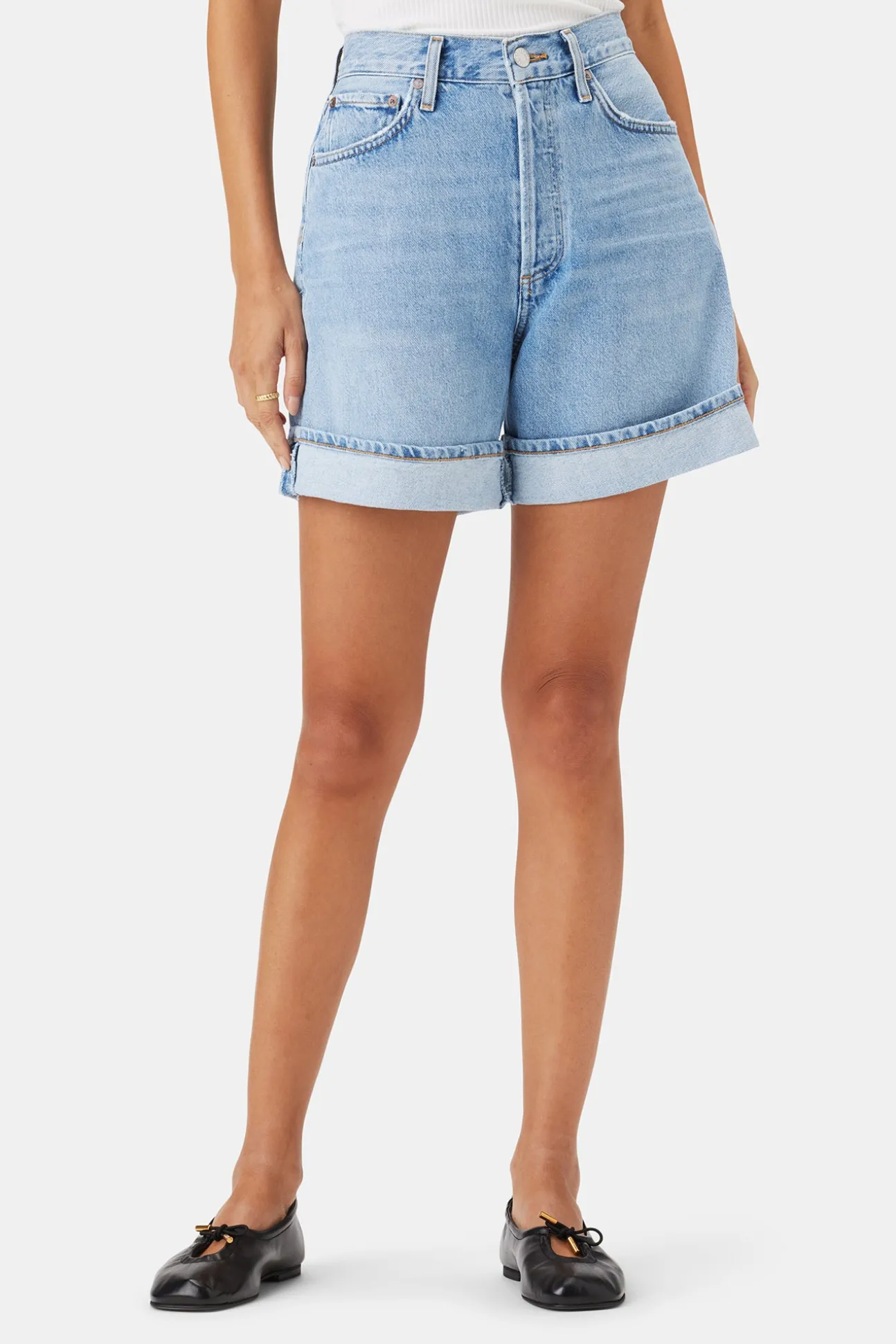 AGOLDE Dame Denim Short