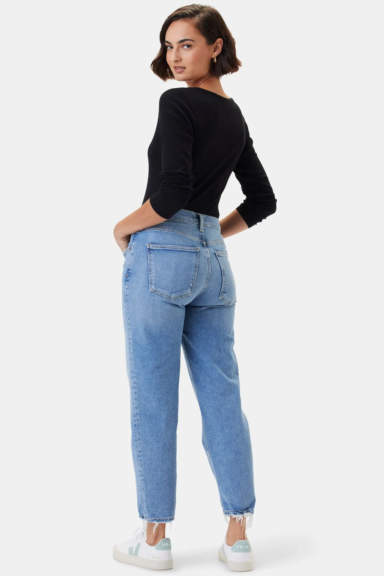 AGOLDE Kye Mid Rise Straight Crop Jean