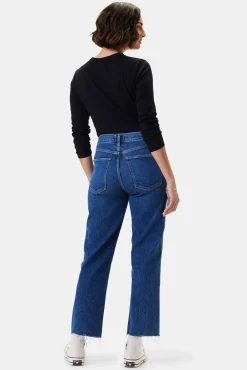 AGOLDE Kye Mid Rise Straight Crop Jean