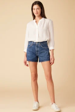 AGOLDE Parker Long Denim Short