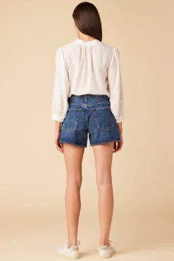 AGOLDE Parker Long Denim Short
