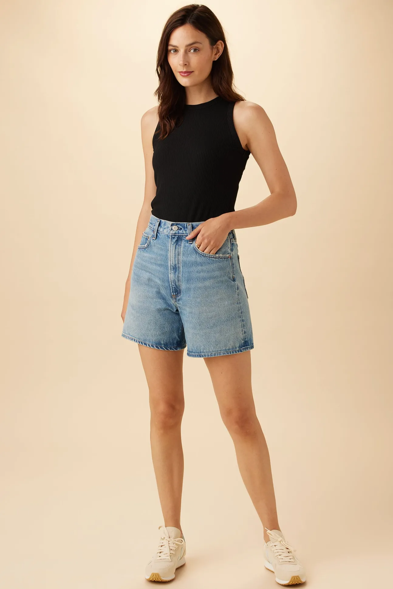AGOLDE Stella Denim Short