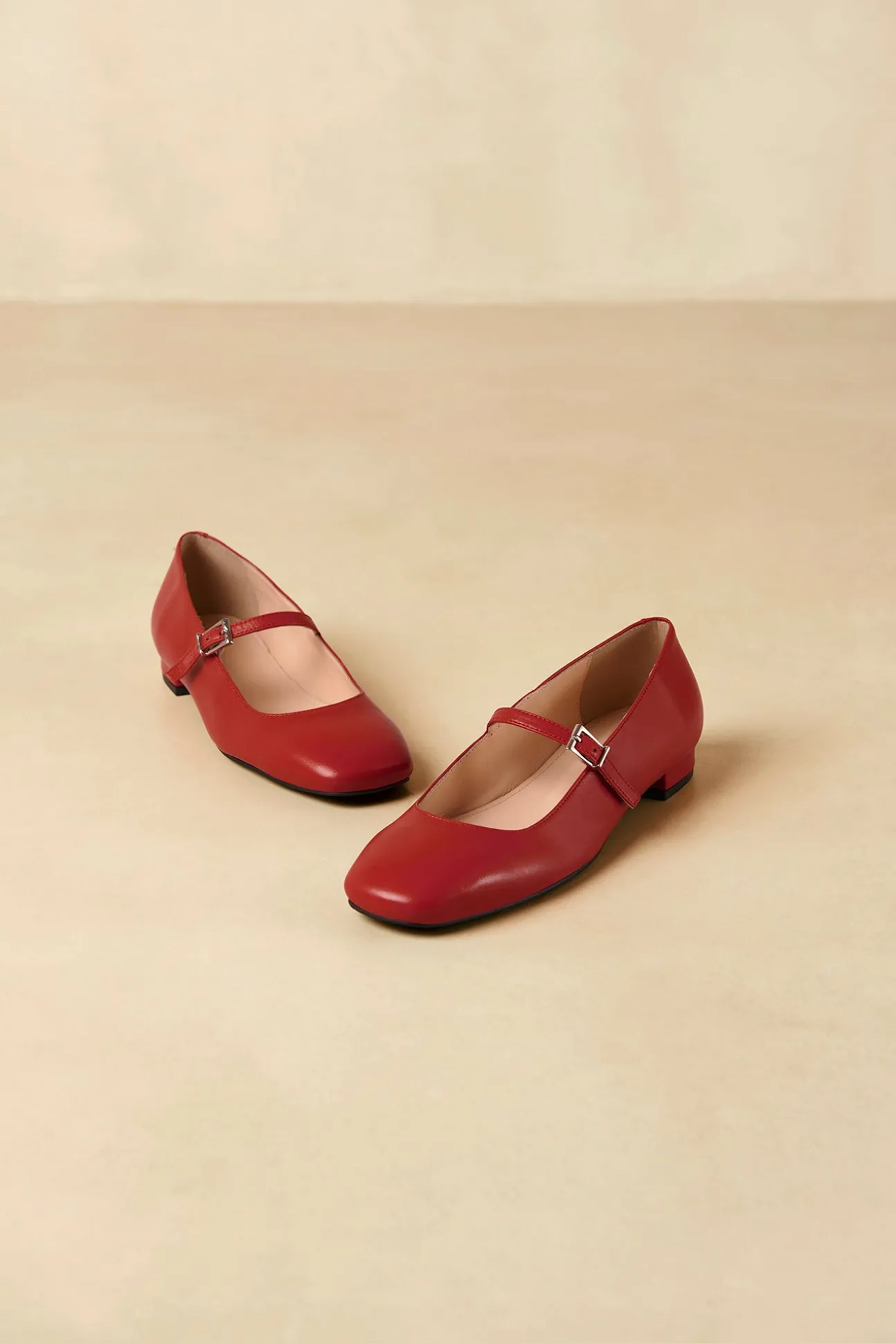 Alohas Por Do Sol Leather Ballet Flats