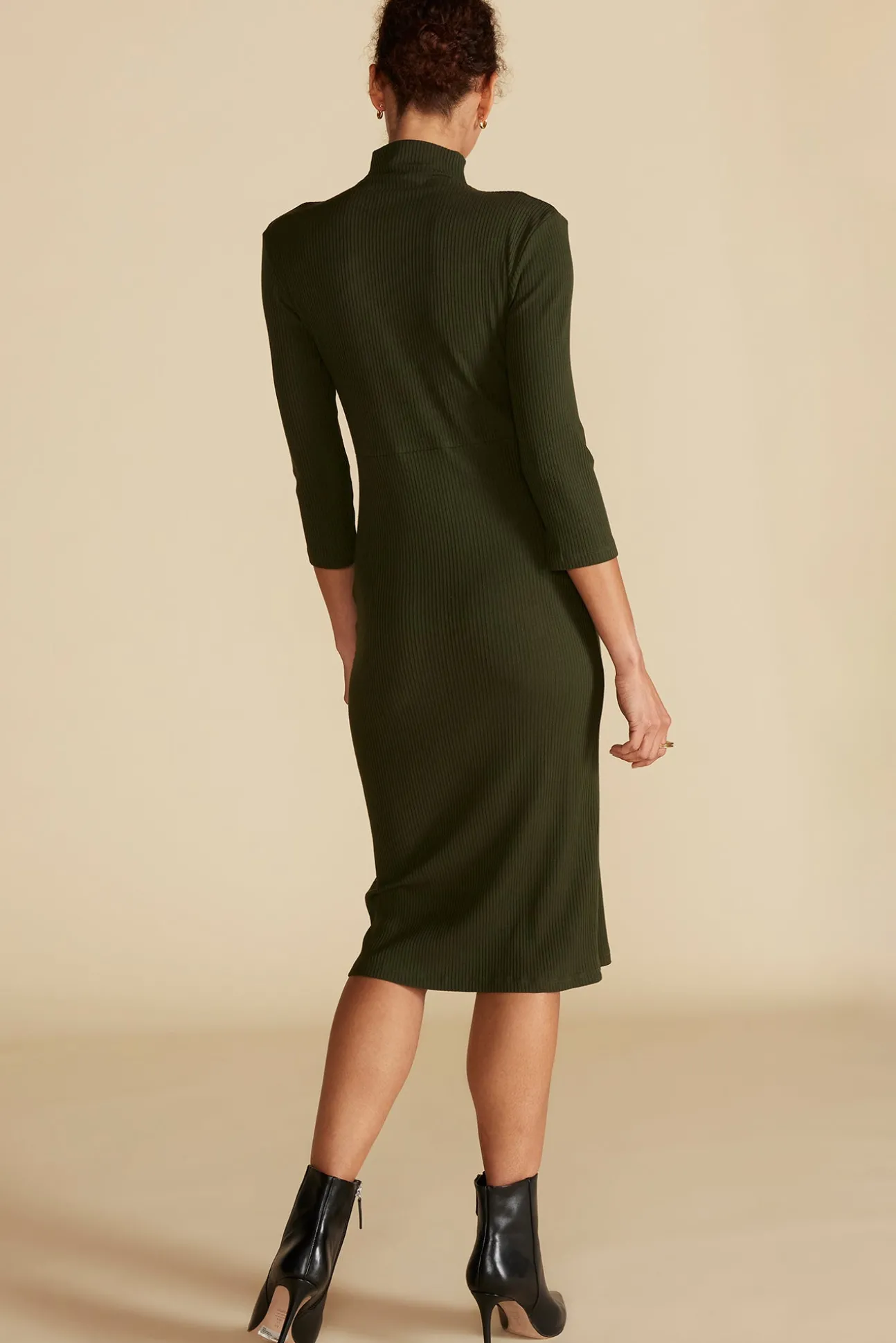Angeline Paris Rib Midi Dress