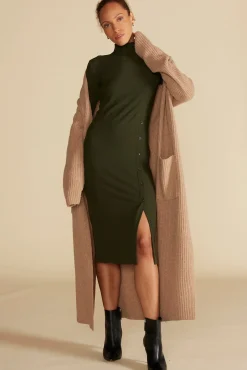 Angeline Paris Rib Midi Dress