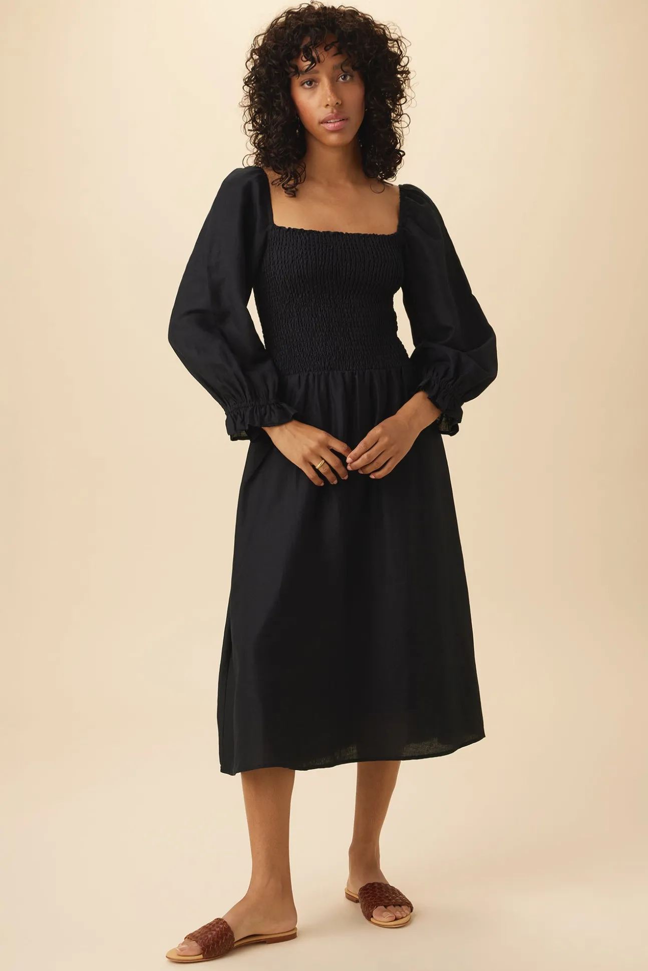 Averill Ramie Viscose Dress