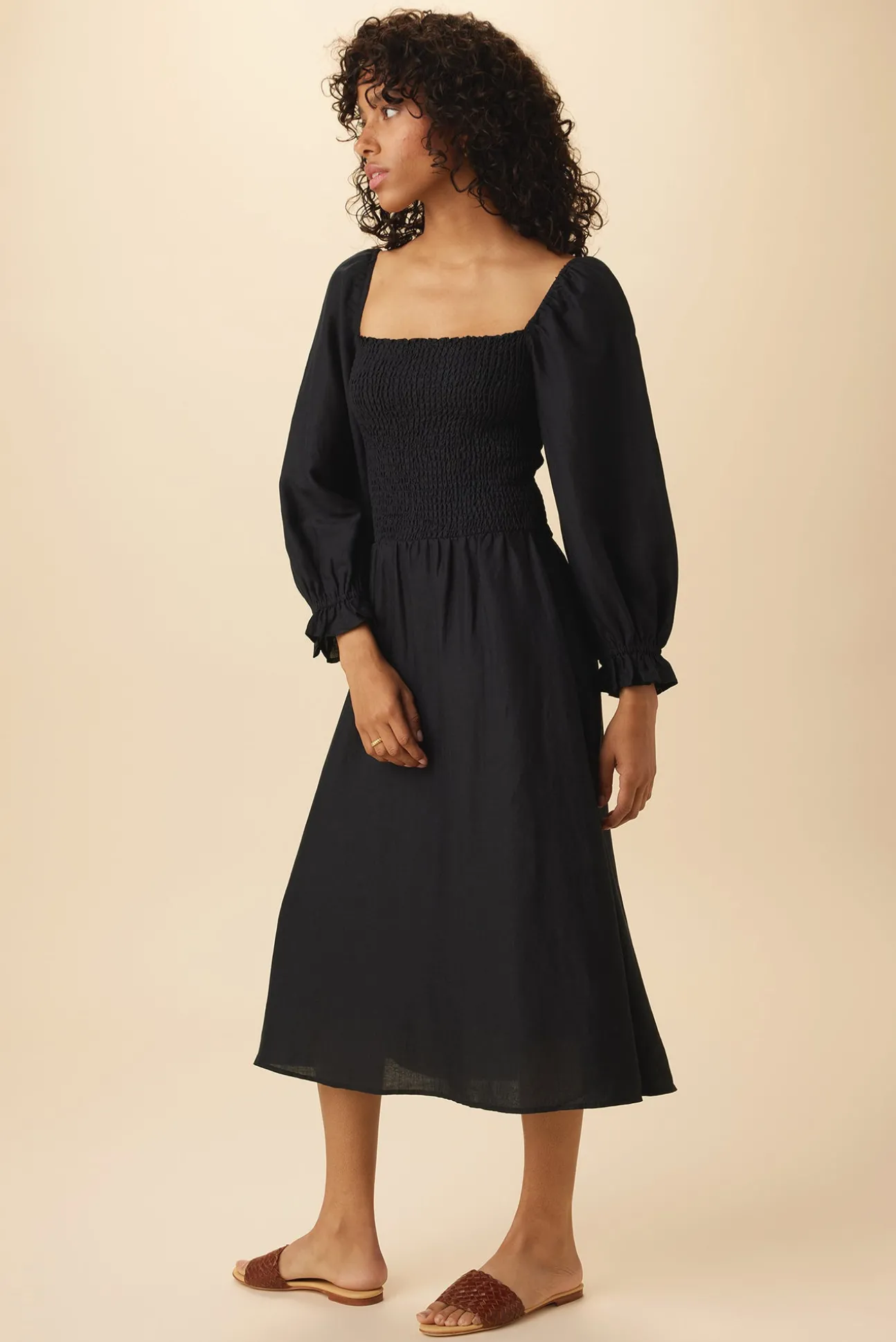 Averill Ramie Viscose Dress