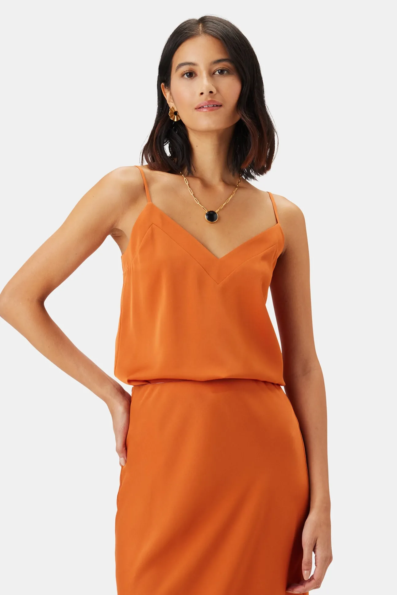 Barlow Stretch Silk Tank