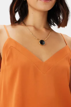 Barlow Stretch Silk Tank