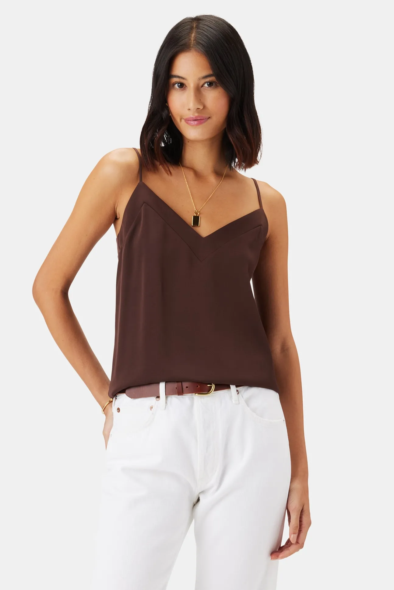 Barlow Stretch Silk Tank
