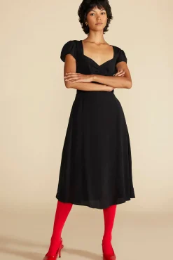 Beryl Crepe Midi Dress