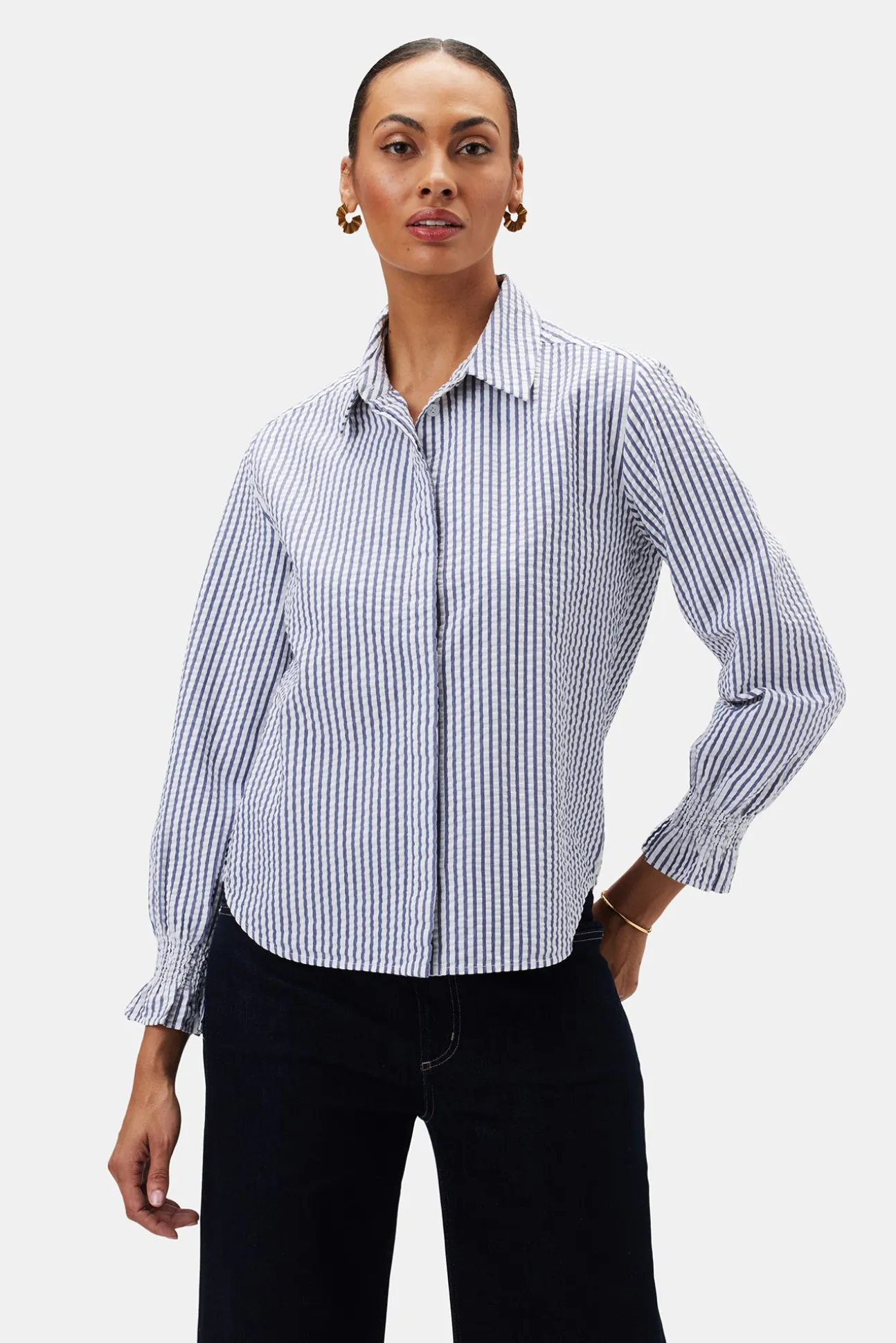 Bixby Seersucker Blouse