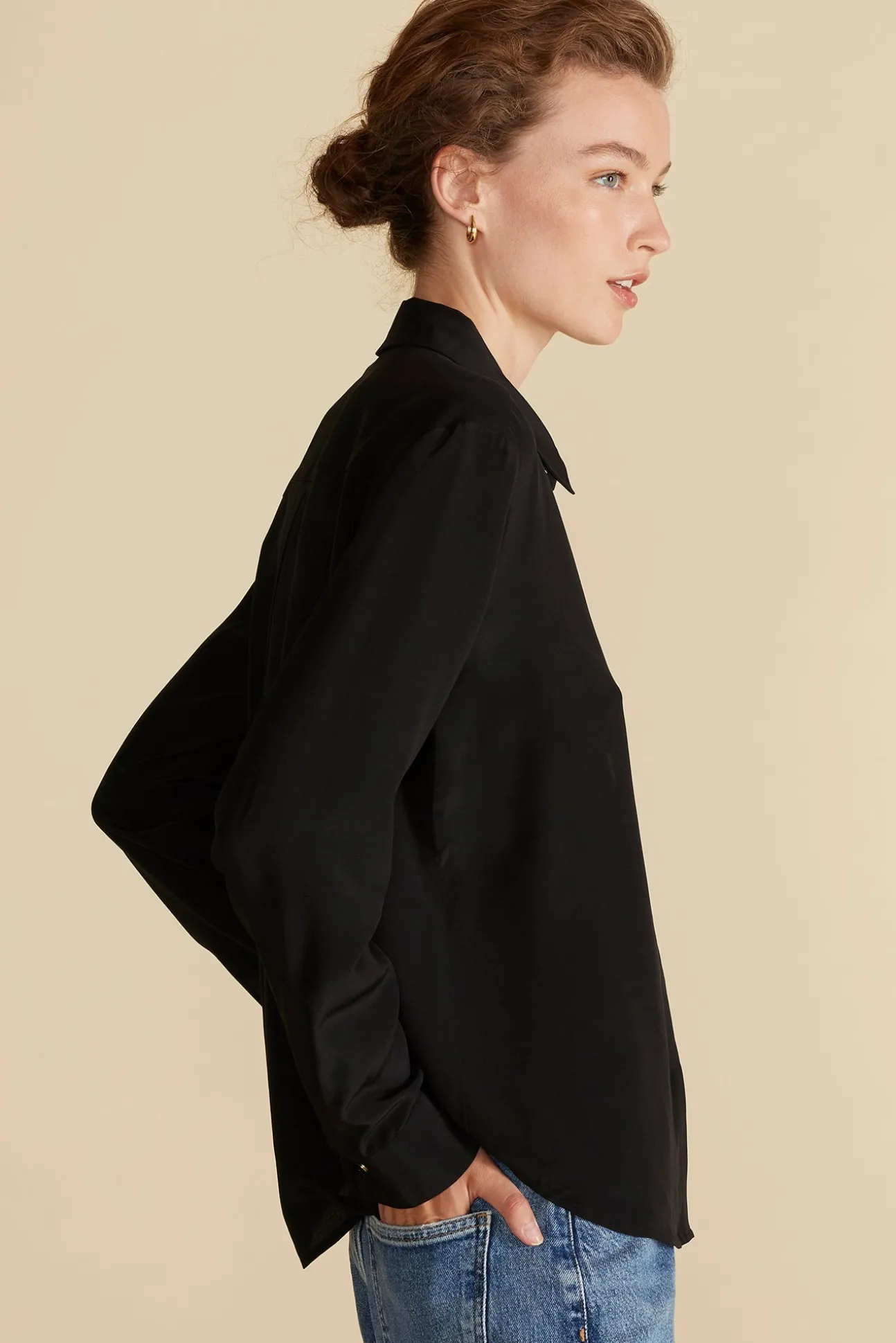 Bixby Washable Silk Blouse