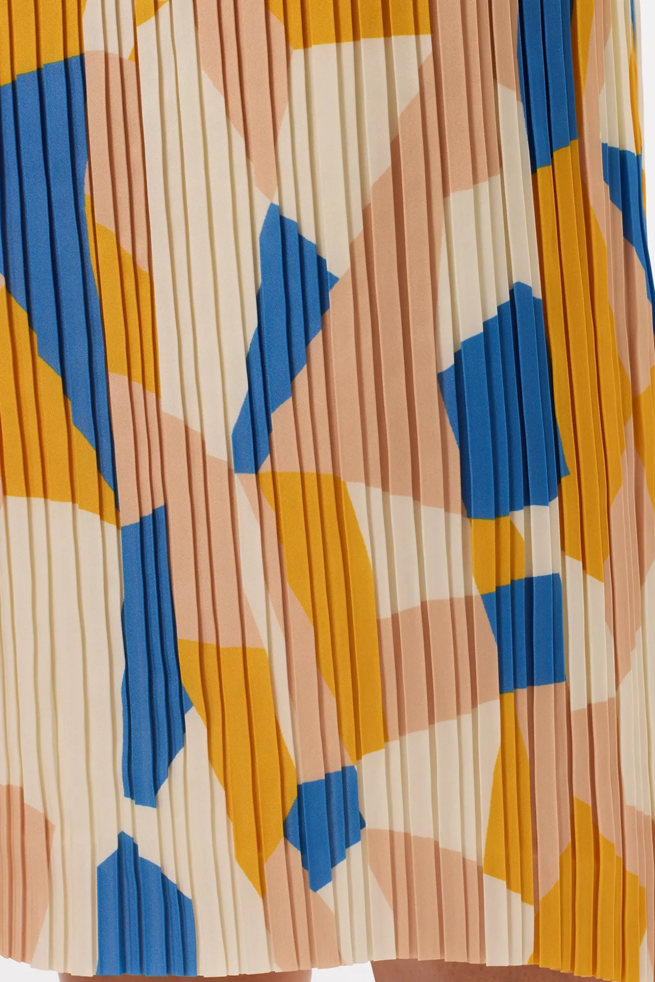 Blaze Pleated Recycled Sateen Skirt