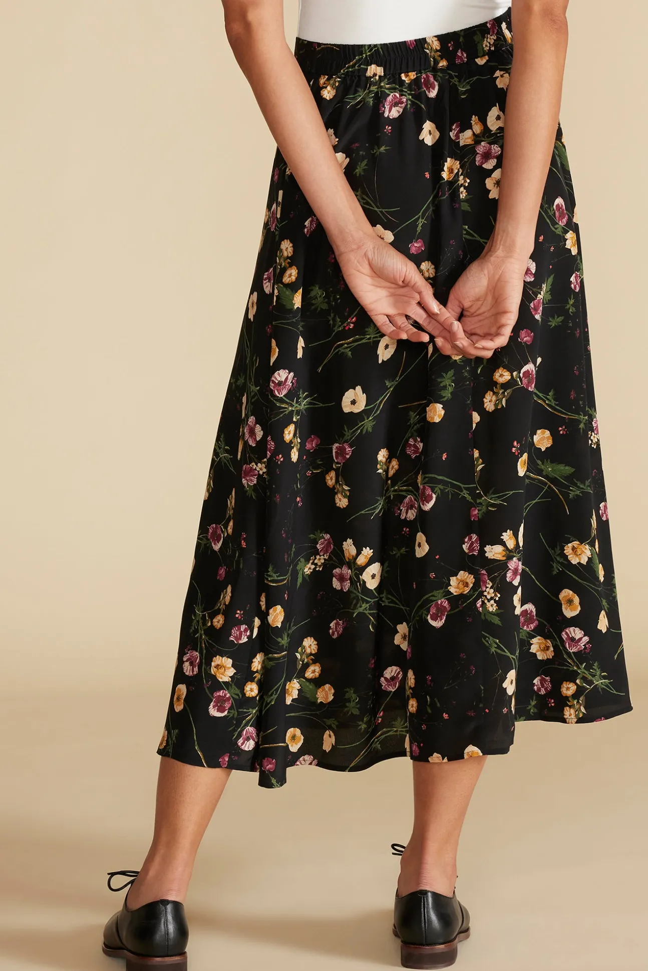 Blaze Washable Silk Skirt