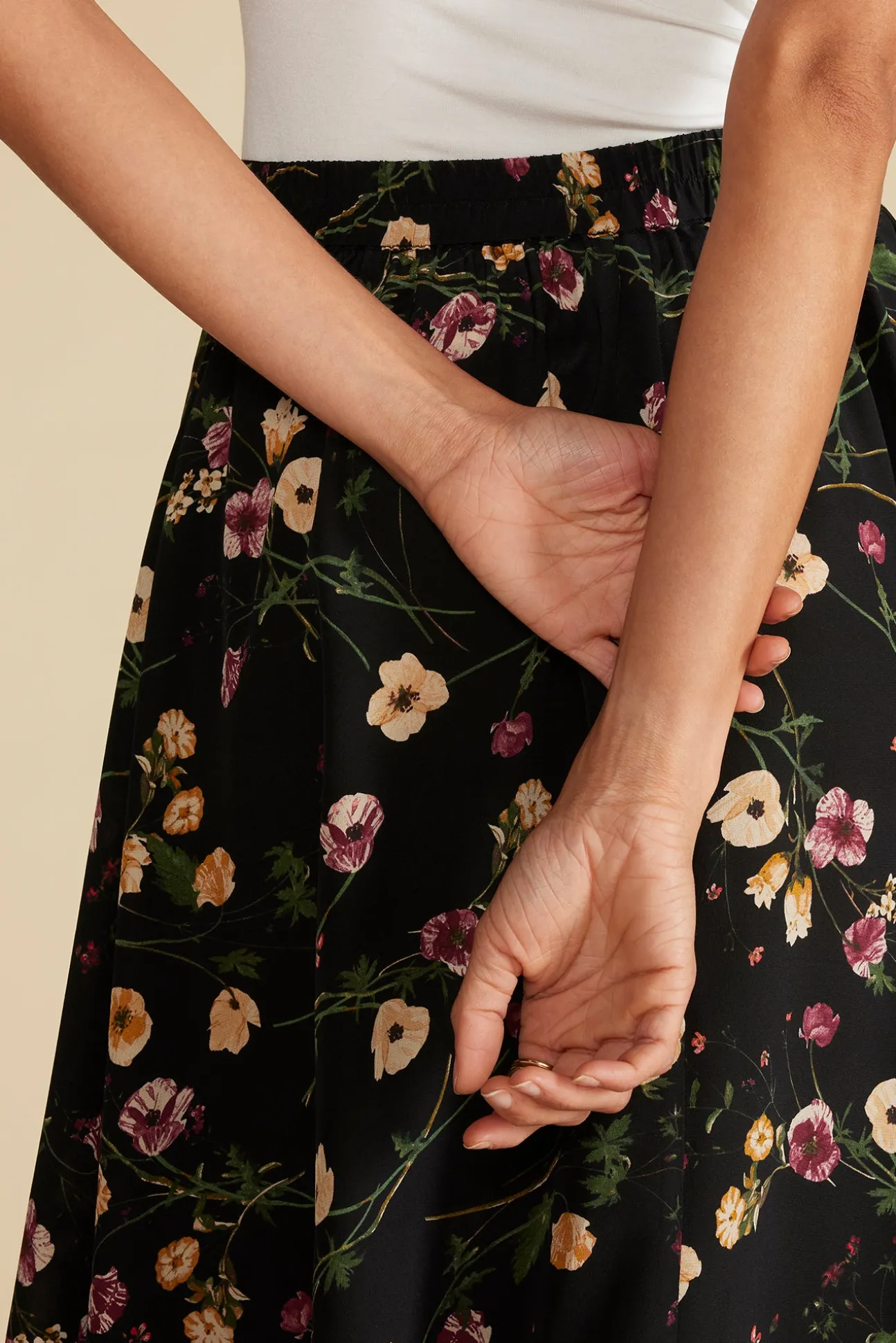 Blaze Washable Silk Skirt