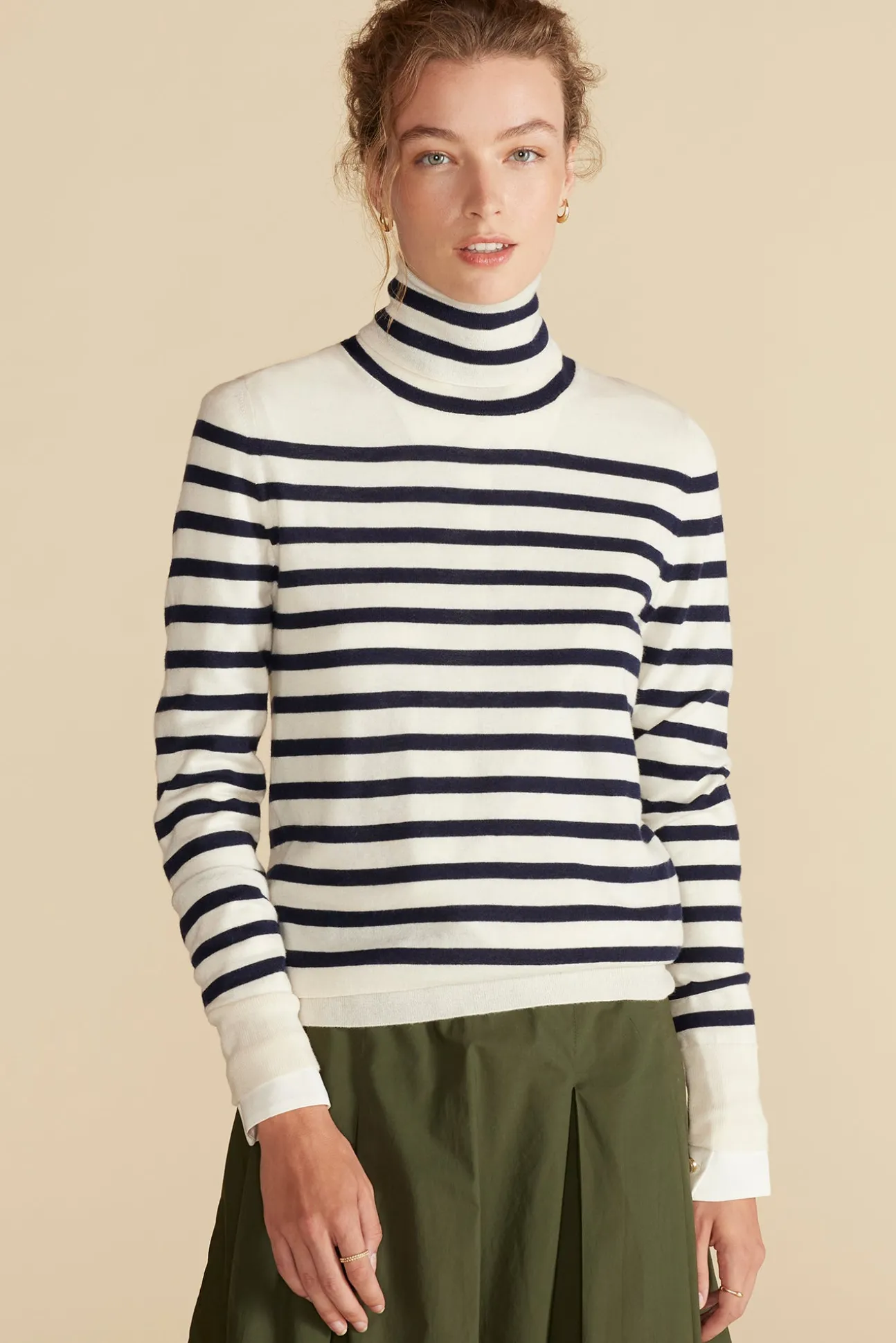 Carrie Turtleneck Cashmere Sweater