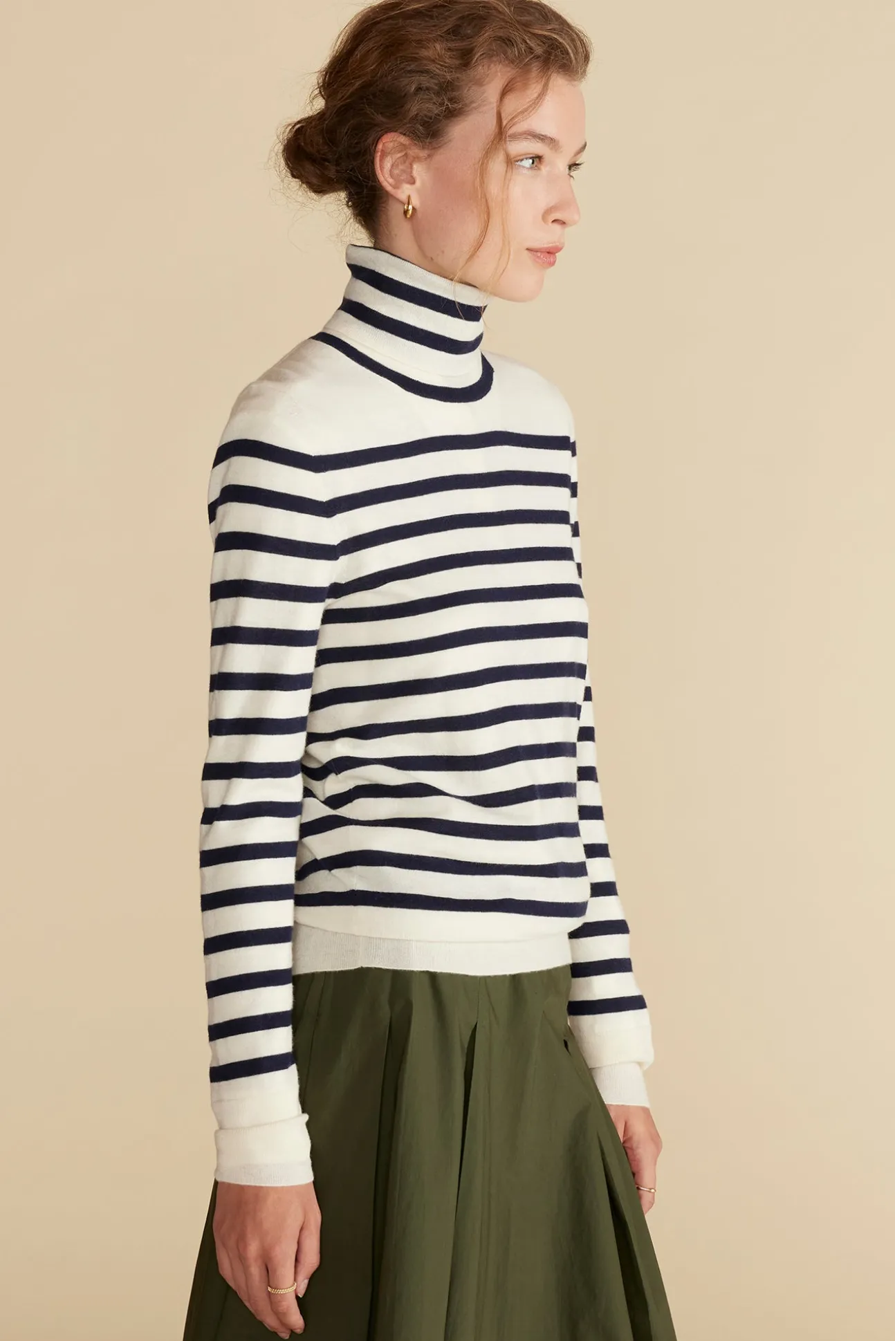 Carrie Turtleneck Cashmere Sweater
