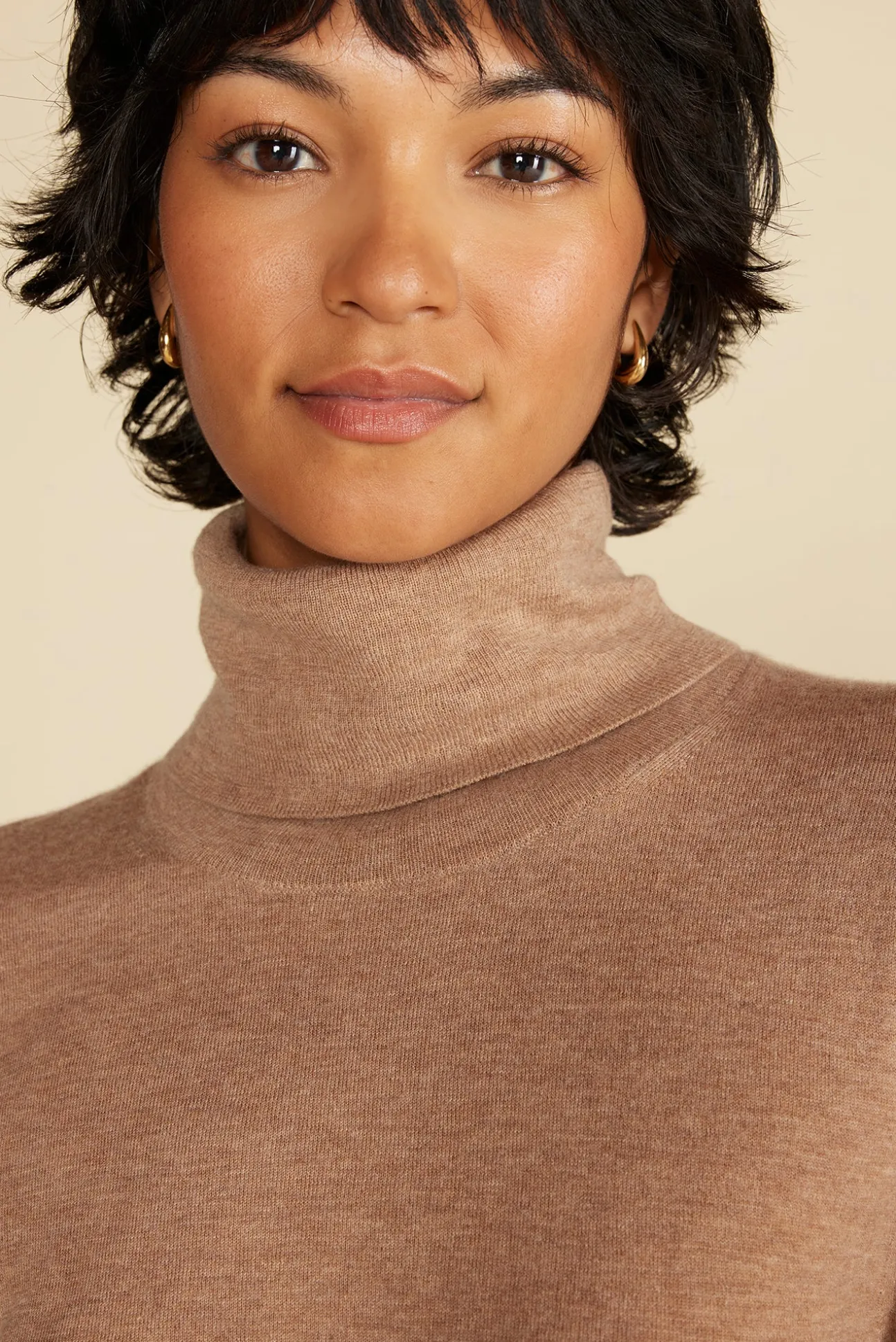 Carrie Turtleneck Cashmere Sweater