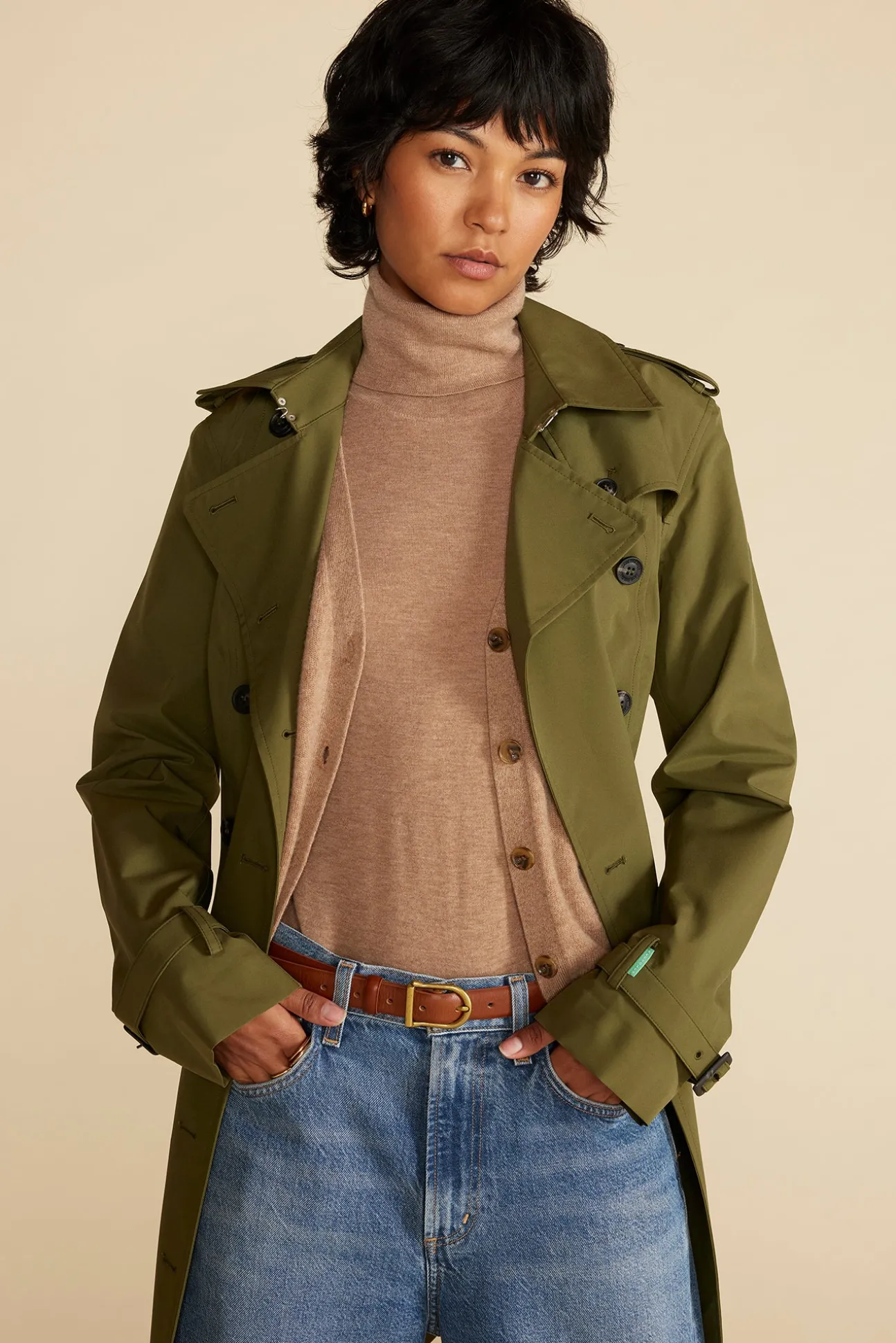 Carrie Turtleneck Cashmere Sweater