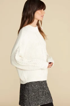 Celeste Cable Cotton Merino Sweater