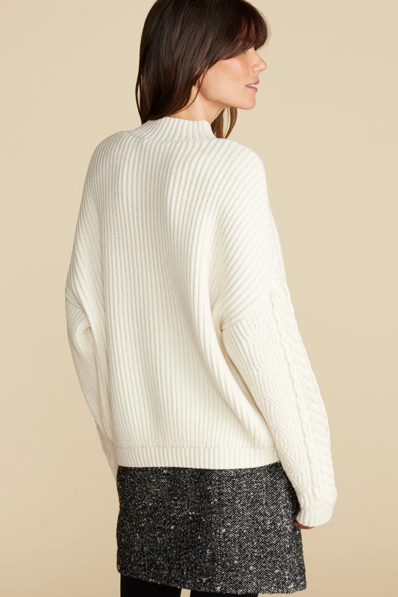 Celeste Cable Cotton Merino Sweater