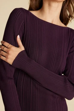 Chantae Boatneck Rib Dress