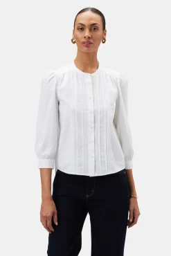 Charlotte Organic Cotton Poplin Blouse
