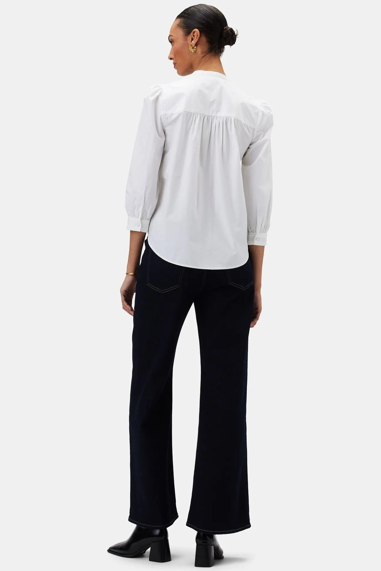Charlotte Organic Cotton Poplin Blouse