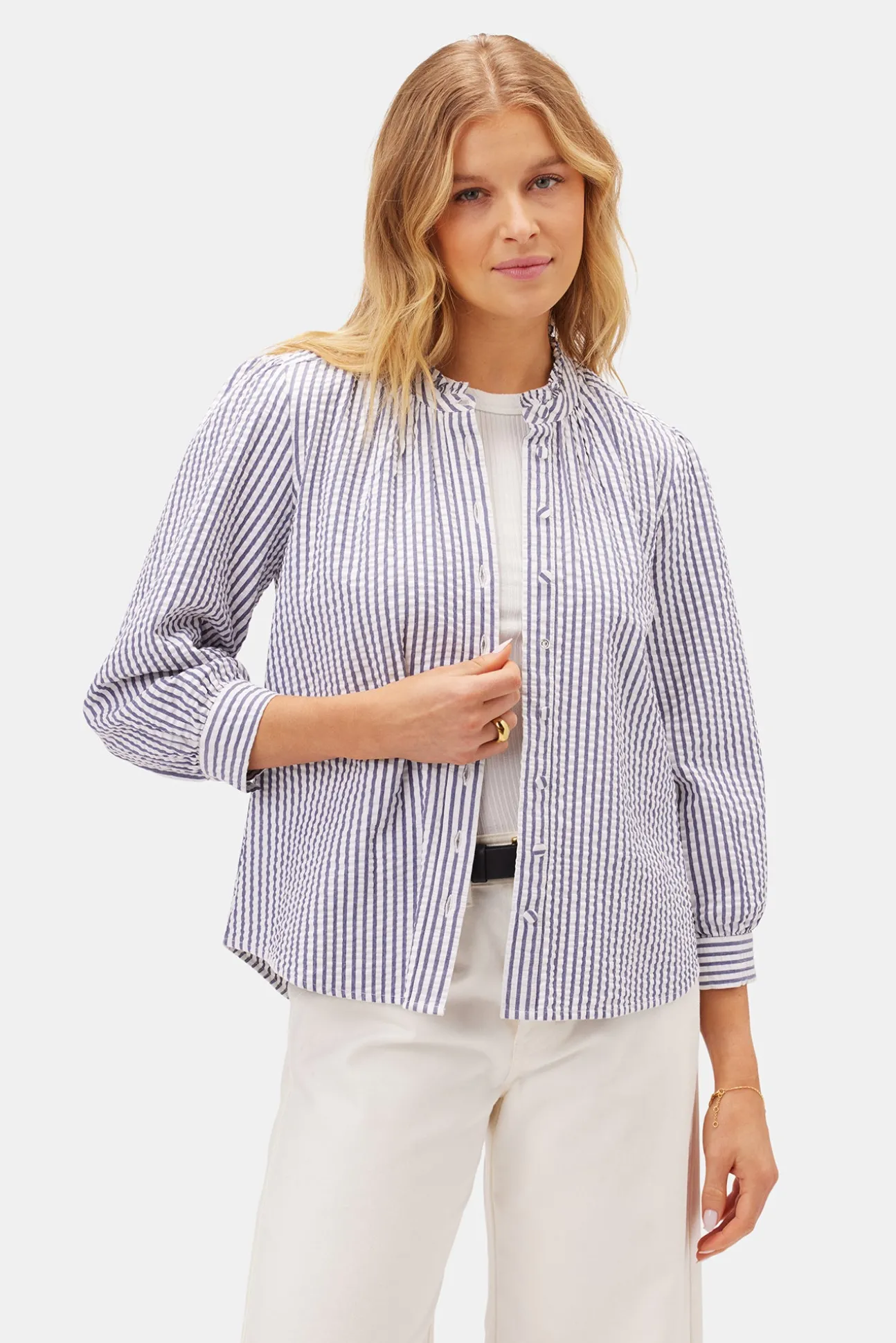 Charlotte Seersucker Blouse