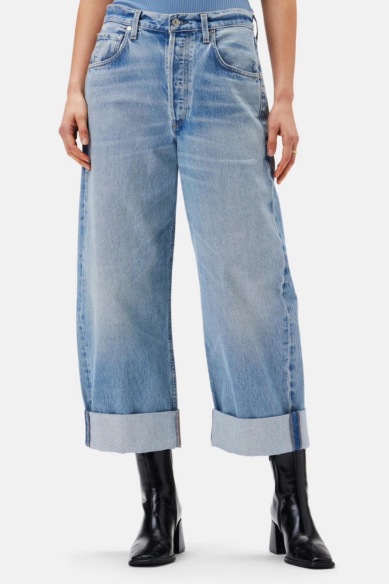 Citizens of Humanity Ayla Baggy Cuffed Crop Jean