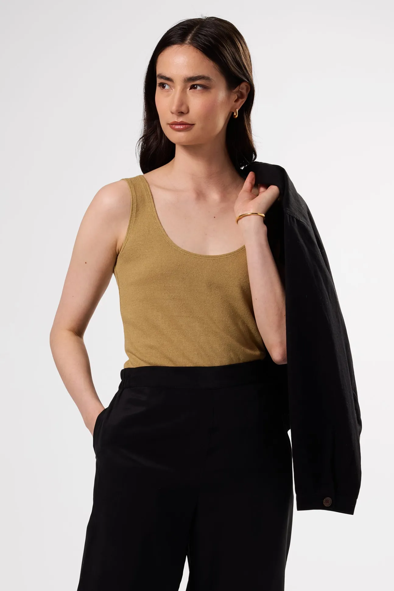 Clarisse Silk Knit Tank