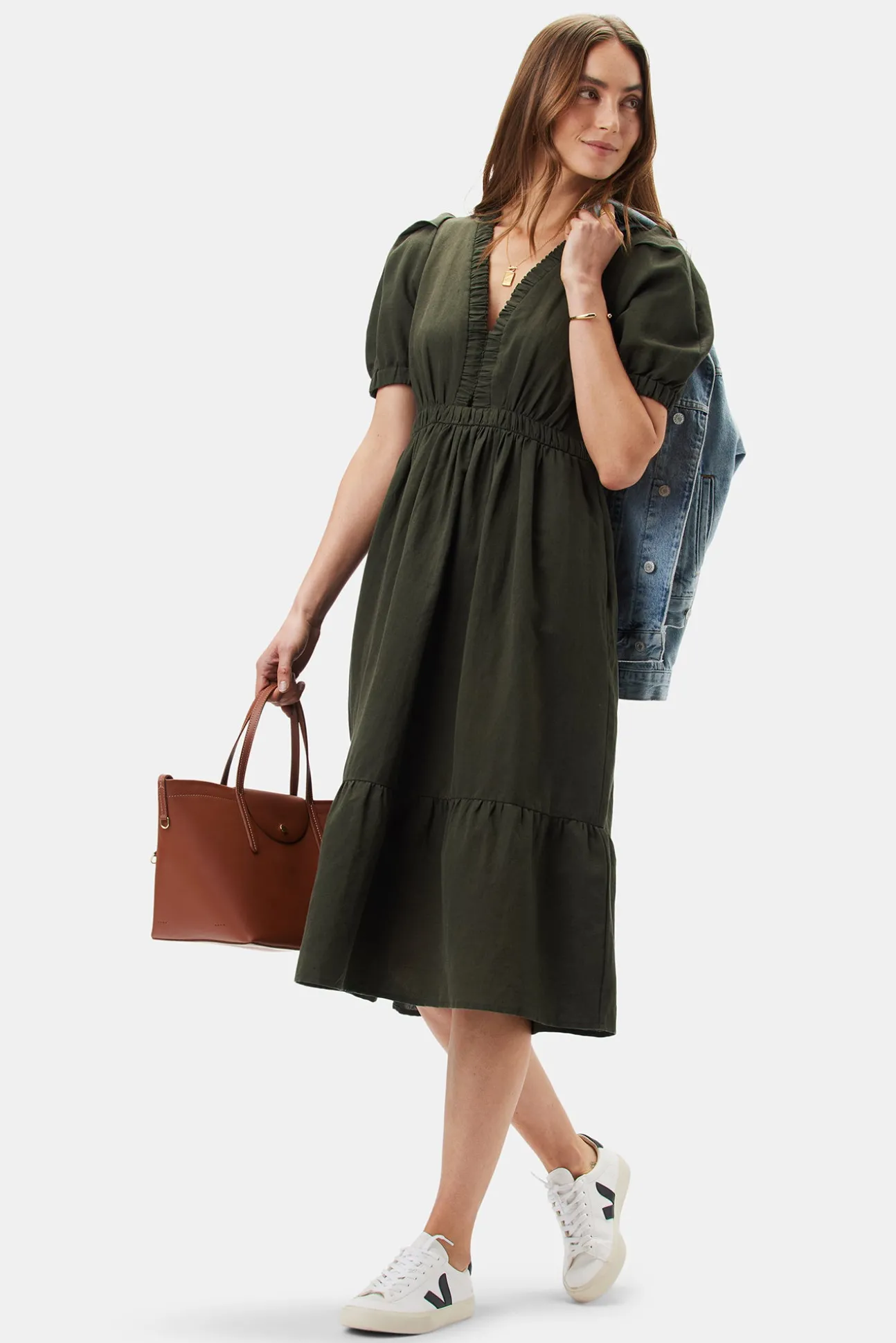 Danielle Cotton Linen Dress
