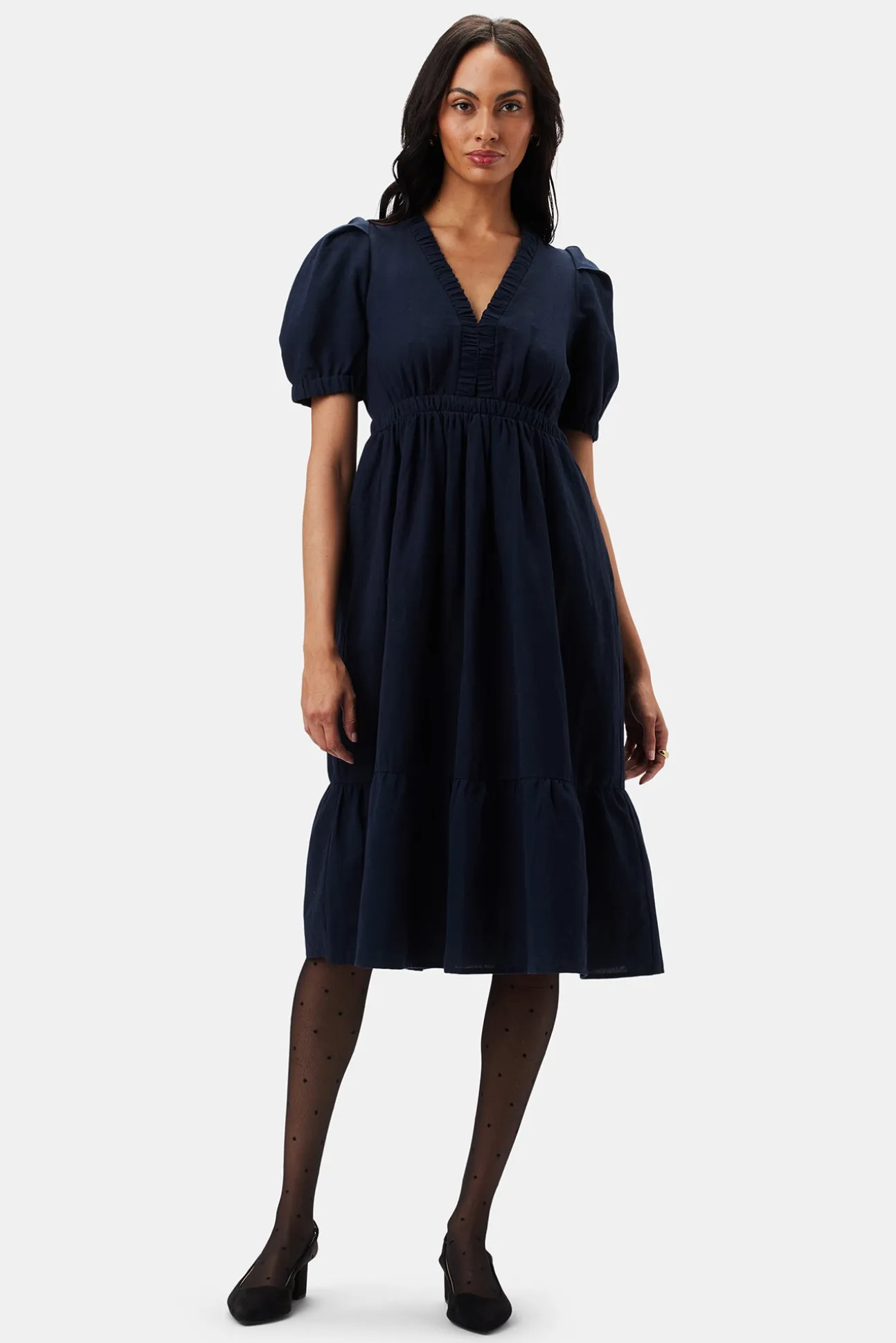 Danielle Cotton Linen Dress