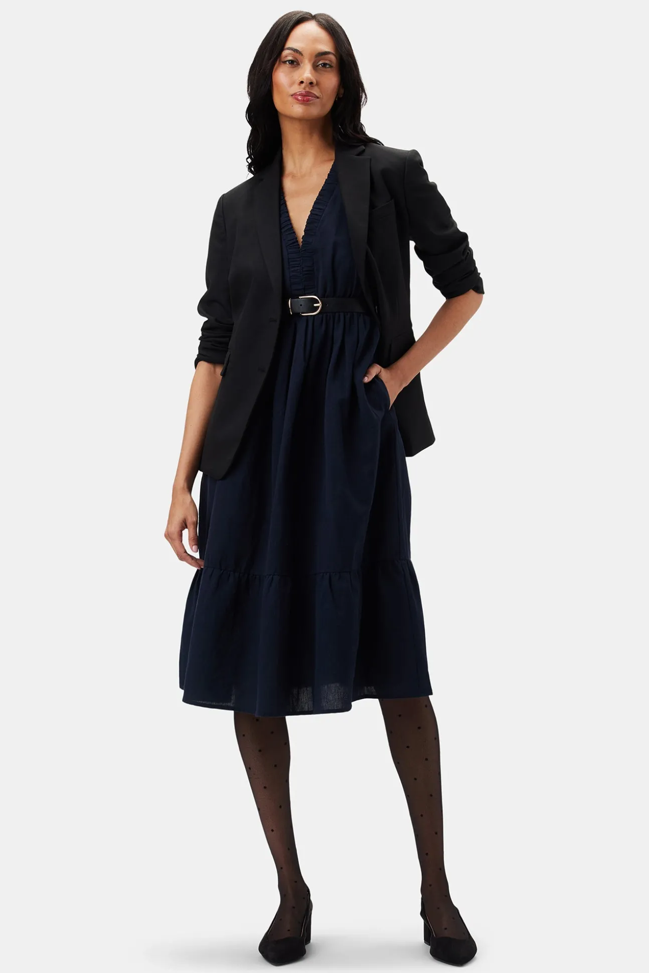 Danielle Cotton Linen Dress