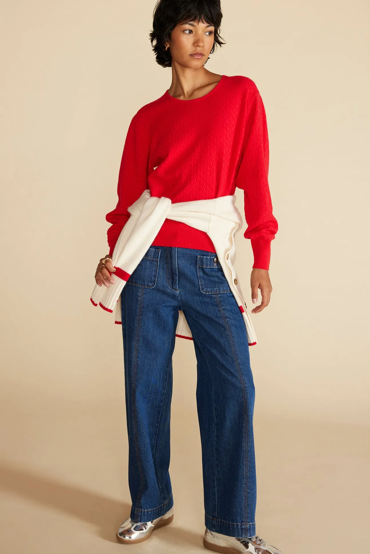 Daphne Novelty Stitch Sweater