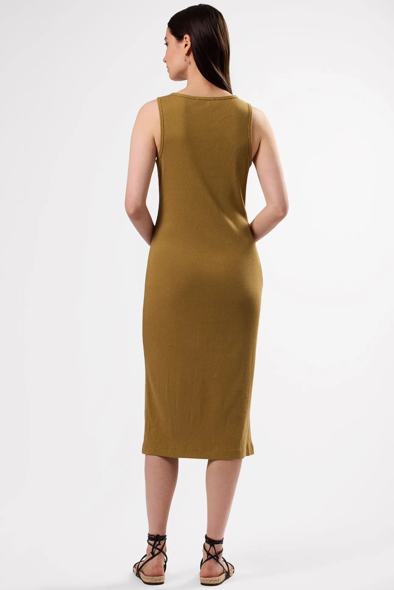 Deacon Organic Cotton Modal Rib Dress