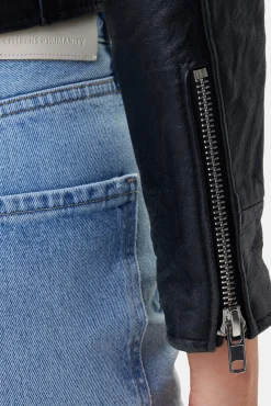 Deadwood Joan Leather Biker Jacket