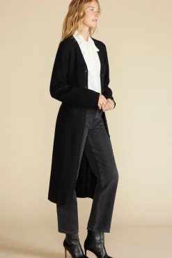 Dion Long V Neck Cardigan
