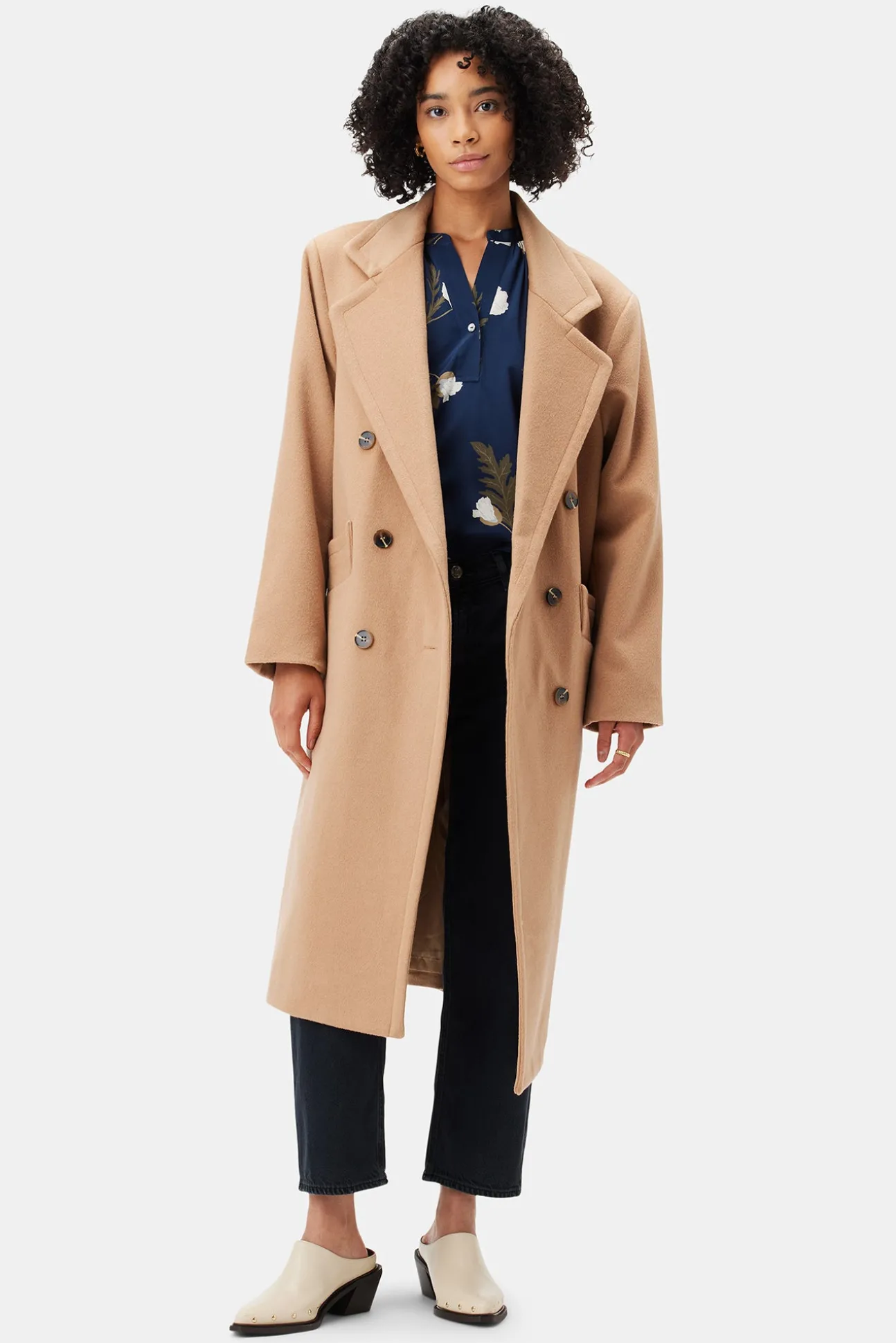 Double Breasted Car Coat