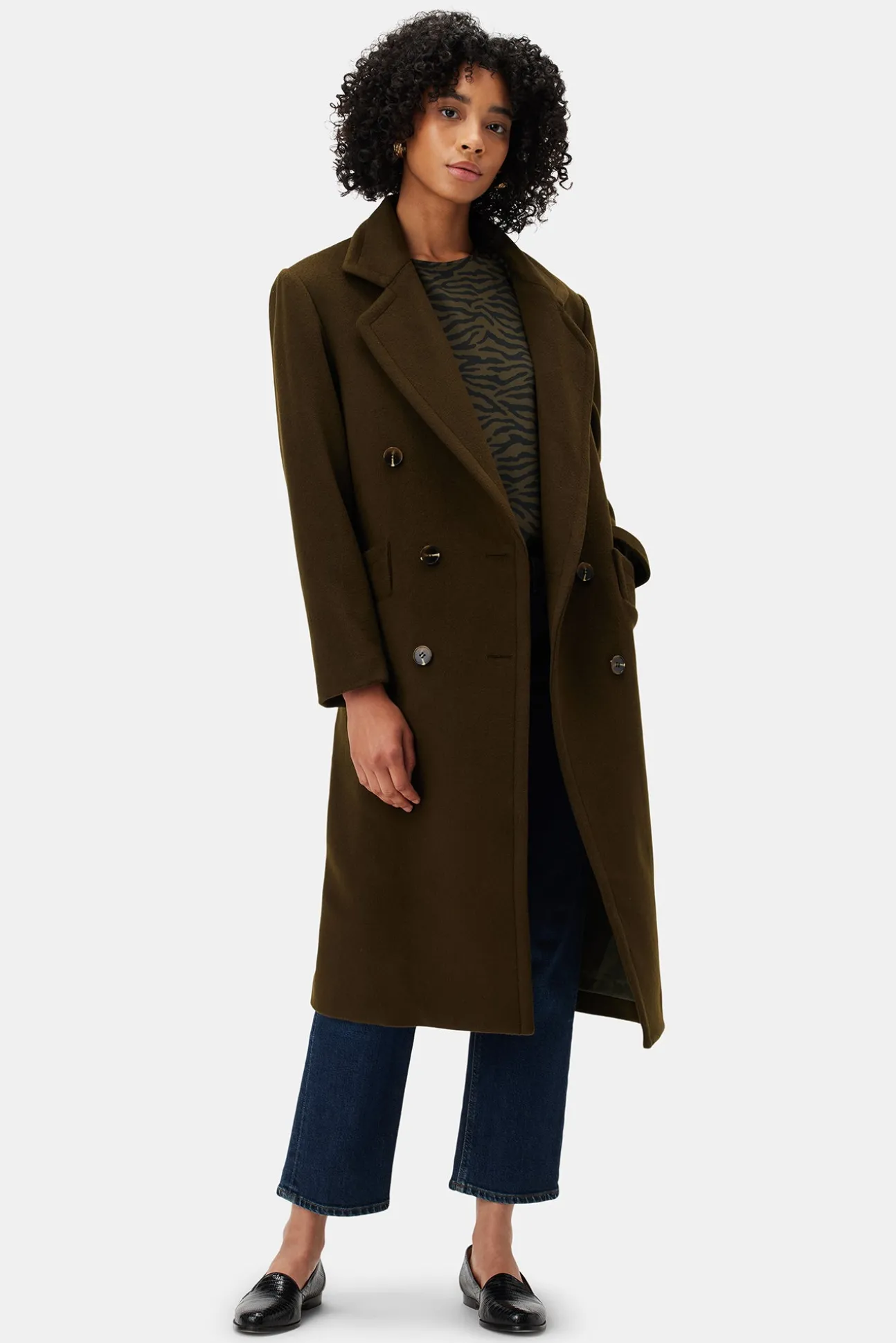 Double Breasted Car Coat