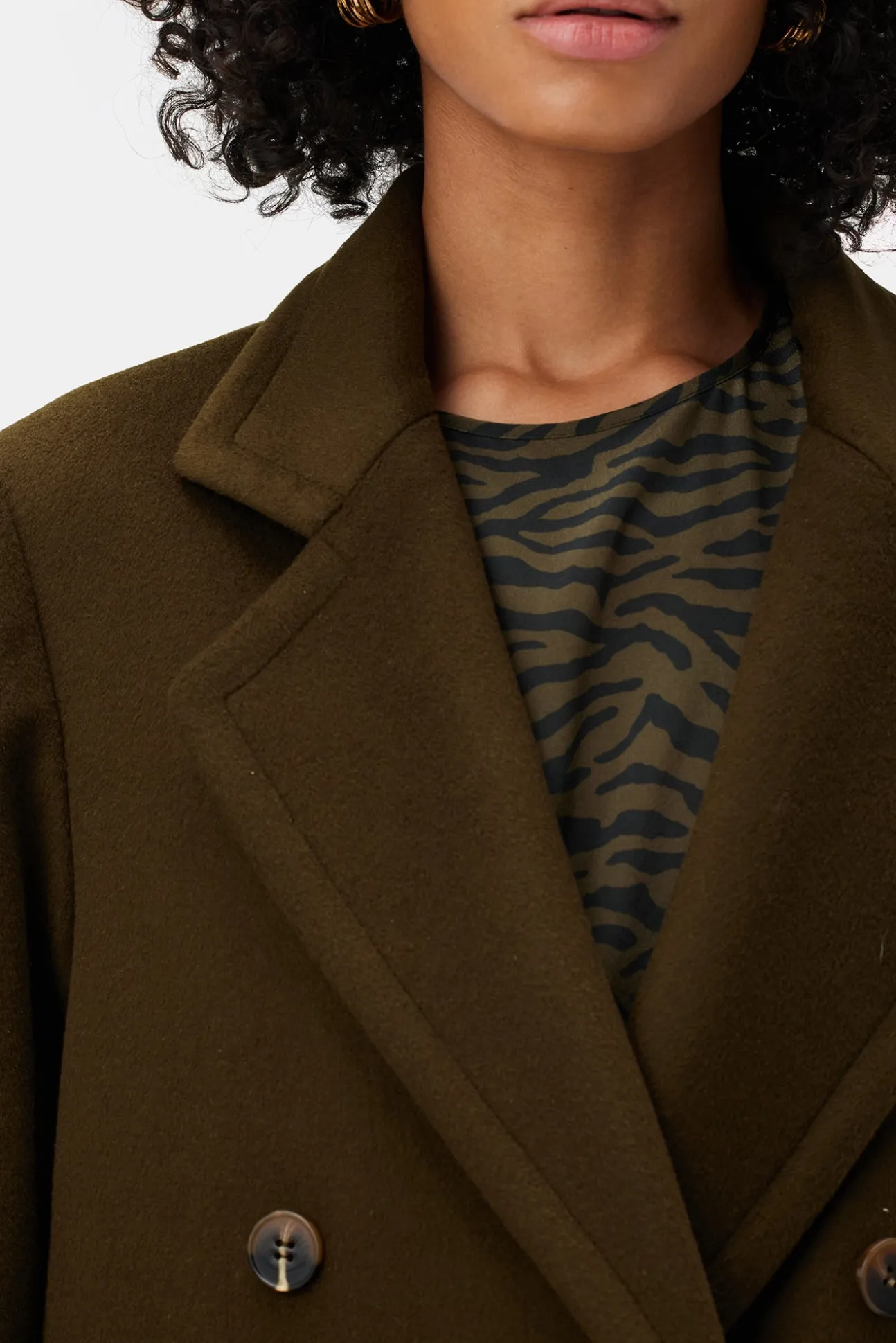 Double Breasted Car Coat