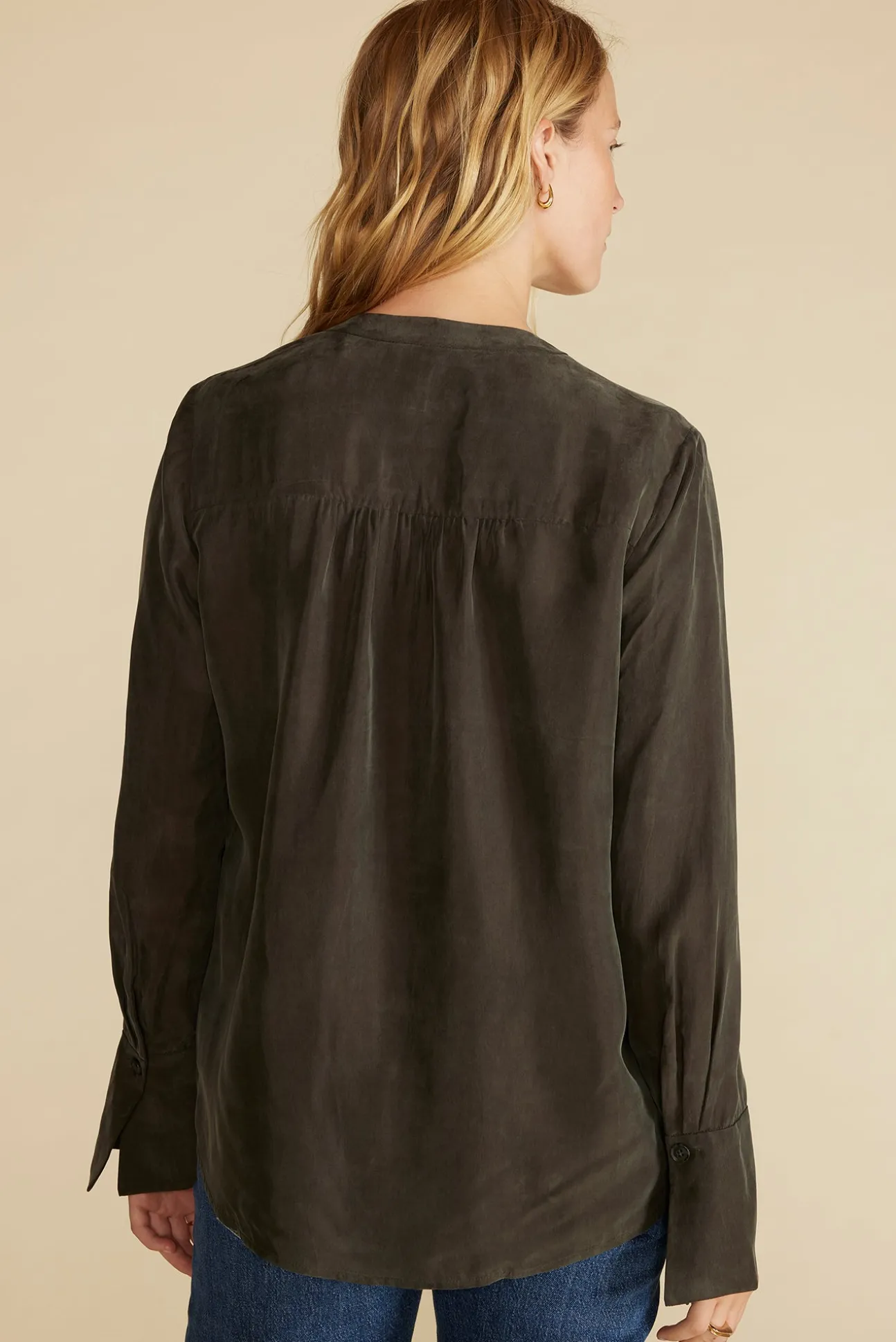 Dree Cupro V Neck Blouse