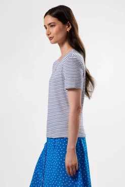 Eleanor Organic Cotton Modal Rib Tee