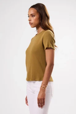 Eleanor Organic Cotton Modal Rib Tee