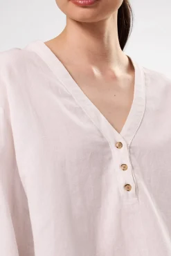 Esme Cotton Linen Blouse