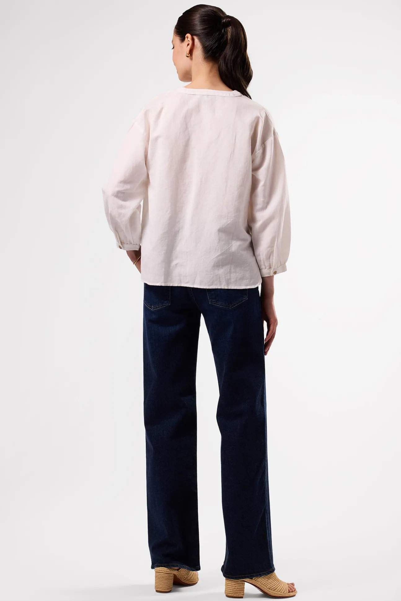 Esme Cotton Linen Blouse