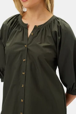 Esther Organic Cotton Poplin Dress