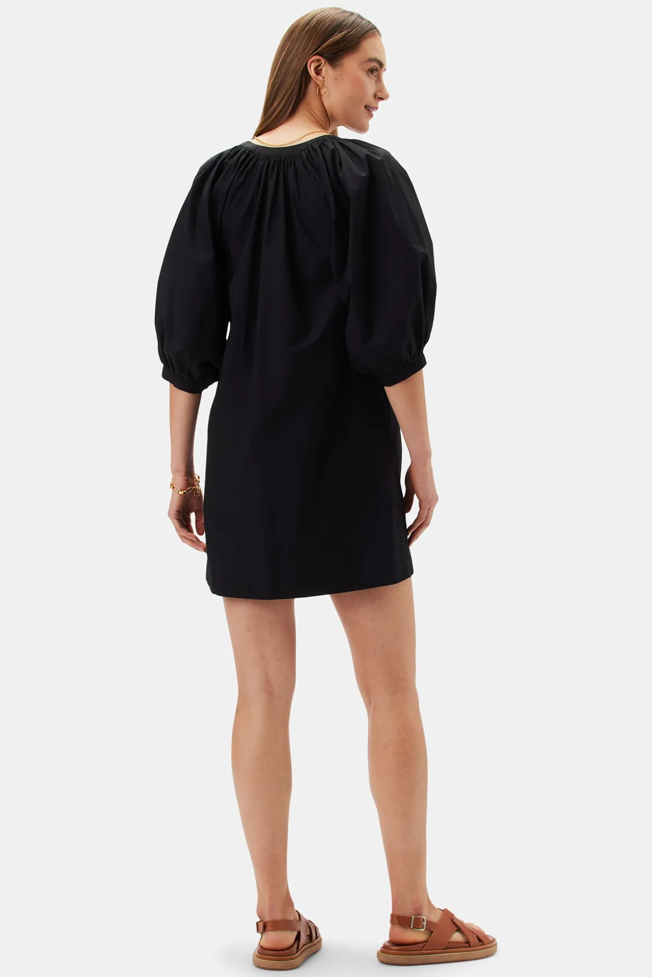 Esther Organic Cotton Poplin Dress