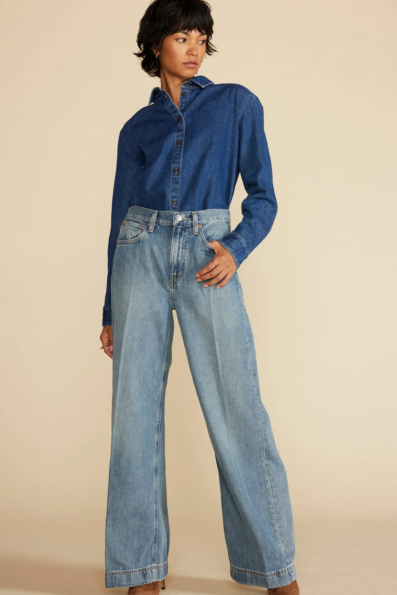 ETICA Devon Wide Leg Jean